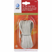 AT&T 50ft Telephone Line Cord, Gray