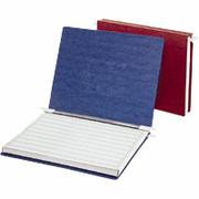 Acco Hanging Presstex Data Binder, Executive Red, 14 7/8" x 8 1/2"