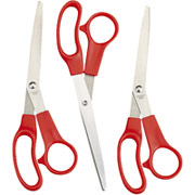 Acme 8" Economy Shears, Bent-Handle, 3/Pack