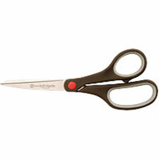 Acme 8" Soft-Handle Stainless-Steel Scissors, Bent-Handle