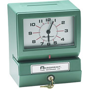 Acroprint Heavy-Duty Electric Print Time Clock, (prints month, date, 1-12 hours, minutes)