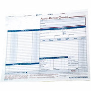 Adams Auto Repair Form, 8-1/2" x 7", 3 Part