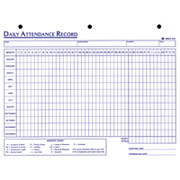 Adams Daily Attendance Records, 11" x 8-1/2"