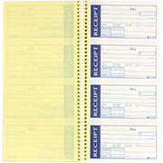 Adams Write & Stick Receipt Book, 5-1/4" x 11", 2 Part