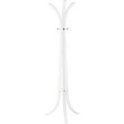 Adesso Contour Wood Coat Tree, White