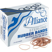 Alliance Sterling Rubber Bands, #16, 1 lb, 1/16" x 2 1/2"