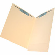 Ames Color-File 11pt. Side-Tab Self Expansion Folders with Two 2" Bonded Fasteners