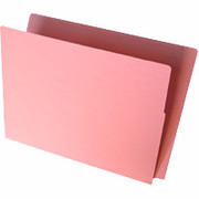 Ames Color-File Varicolor End Tab Folders, Straight Cut, Pink