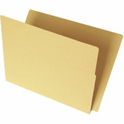 Ames Color-File Varicolor End Tab Folders, Straight Cut, Tan