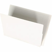 Ames Color-File Varicolor End Tab Folders, Straight Cut, White