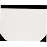 Ampad Evidence Recycled Desk Pad, Green Edge, 50 Sheets, 17" x 22"