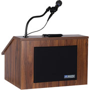 Amplivox EZ Speak Folding Lectern w/Carrying case (Walnut)