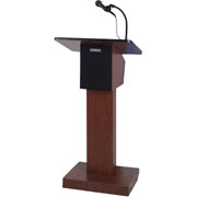 Amplivox Executive Lectern (Mahogany)