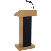 Amplivox Sound Column Lectern (Mahogany)