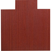 Anji Mountain Roll-Up Bamboo Chairmat, Dark Cherry Finish