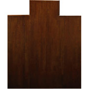 Anji Mountain Tri-Fold Teak Hardwood Chairmat, Cherry Finish