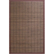 Anji Mountain Village Coffee Bamboo Area Rug, 4' x 6'