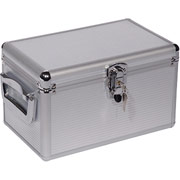 Atlantic Executive 200 Disc Hard Case, Silver