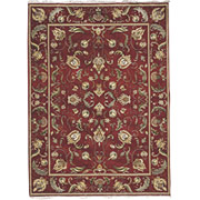 Austin Collection 2' x 4' Red/Red Area Rug