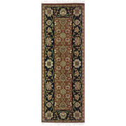 Austin Collection 3' x 8' Rust/Black Area Rug