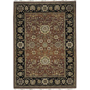 Austin Collection 8' x 11' Rust/Black Area Rug