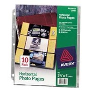 Avery 3 1/2" x 5" Horizontal Photo Pages