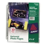 Avery 4" x 6" Horizontal Photo Pages