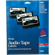 Avery 5068 Audio & Video Tape Labels