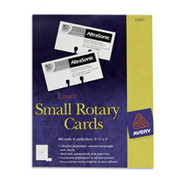 Avery 5385 Laser Rotary Cards, 2-1/6" x 4", 400/Pack