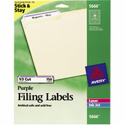 Avery 5666 File Folder Labels