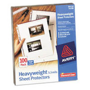 Avery Heavyweight Diamond Clear Sheet Protectors, 100/Pack