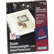 Avery Super Heavyweight Sheet Protectors, Non-Glare, 50/Box