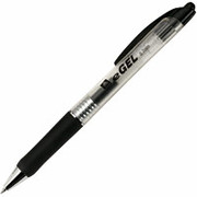 Avery eGEL Retractable Gel-Ink Pens, Medium Point, Black, Dozen