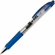 Avery eGEL Retractable Gel-Ink Pens, Medium Point, Blue, Dozen