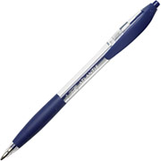 BIC Atlantis Retractable Ballpoint Pens, Medium Point, Blue, Dozen