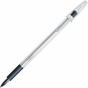 BIC Cristal Grip Ballpoint Stic Pens, Medium, Black