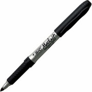 BIC Mark-it Fine Point Permanent Marker,  Black, Dozen