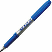 BIC Mark-it Fine Point Permanent Marker, Blue, Dozen