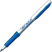 BIC Mark-it Ultra Fine Point Permanent Markers, Blue, Dozen