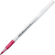 BIC Ultra Round Stic Grip Ballpoint Pens, Medium Point, Red, Dozen