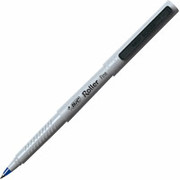 BIC Value Roller Pens, Fine Point, Blue, Dozen