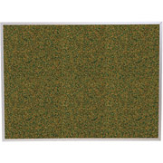 Balt 2'x3' Green Splash Cork Board with Aluminum Trim