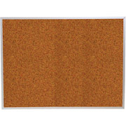 Balt 2x3 Red Splash Cork Board with Aluminum Trim