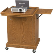 Balt Champ AV Cart, Medium Oak