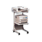 Balt Double Purpose/Fax/Scanner Printer Stand, Gray