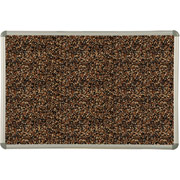 Balt Rubber Tak Bulletin Board with Euro Trim Frame, 1.5x2, Tan