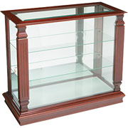 Balt Solid Wood Display Cases, Cherry Finish