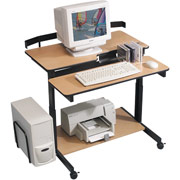 Balt WebSurfer Mobile Workstation, Teak