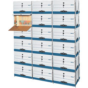 Bankers Box Maximum-Strength Stax-Tab End-Tab Files