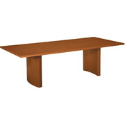 Basyx 96" Rectangular Conference Table Top, Medium Oak